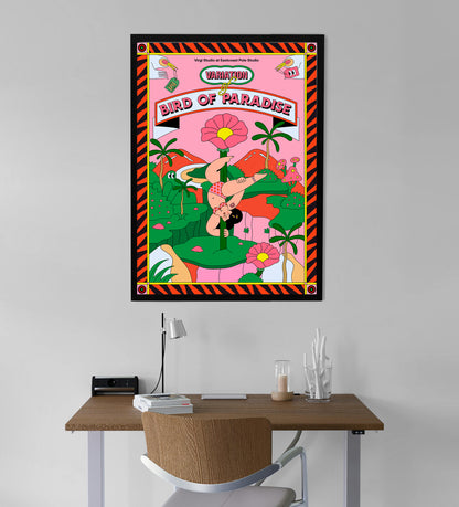 Colorful Bird of Paradise Art Print